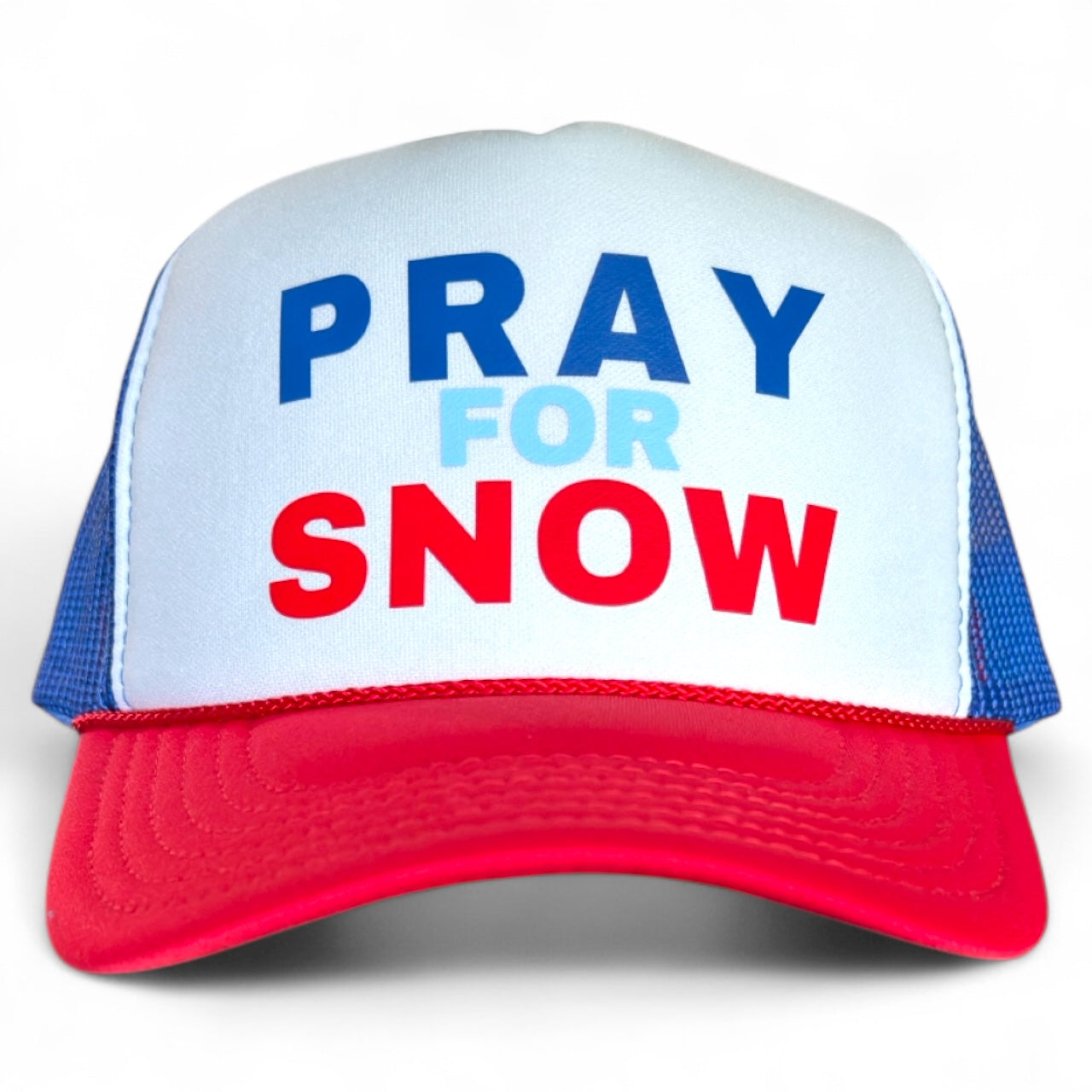 Pray for Snow Trucker Hat | Ski-Inspired Winter Style | stevi.co
