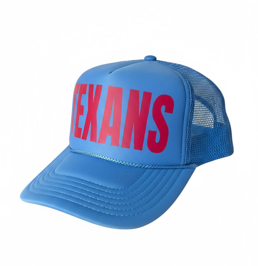TEXANS Trucker Hat | Bold Block Font Game Day Style | stevi.co