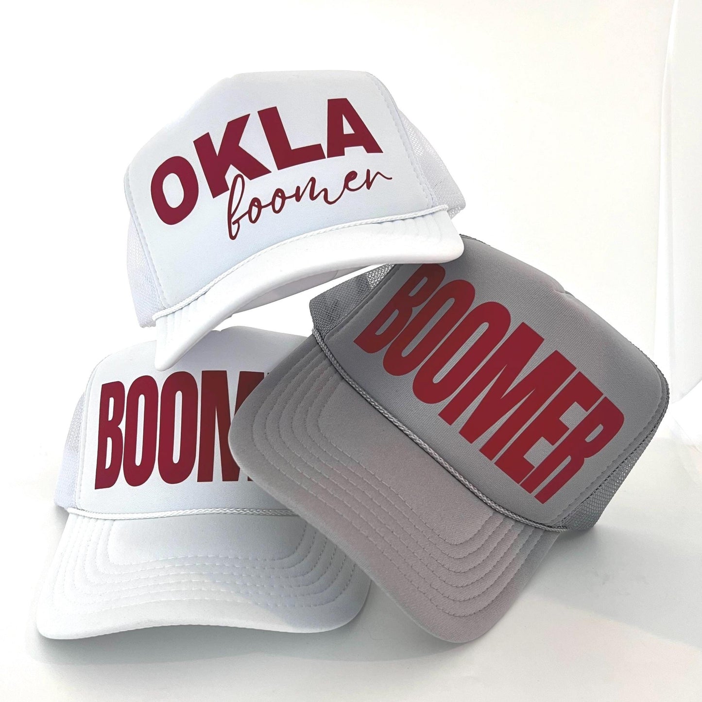 BOOMER Trucker Hat | Oklahoma Game Day Spirit | stevi.co