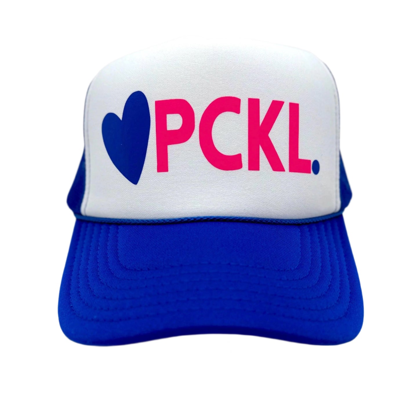 Pickleball PCKL Trucker Hat | Heart Cap for Her | Tournament Gift | Cute Pickleball Hat