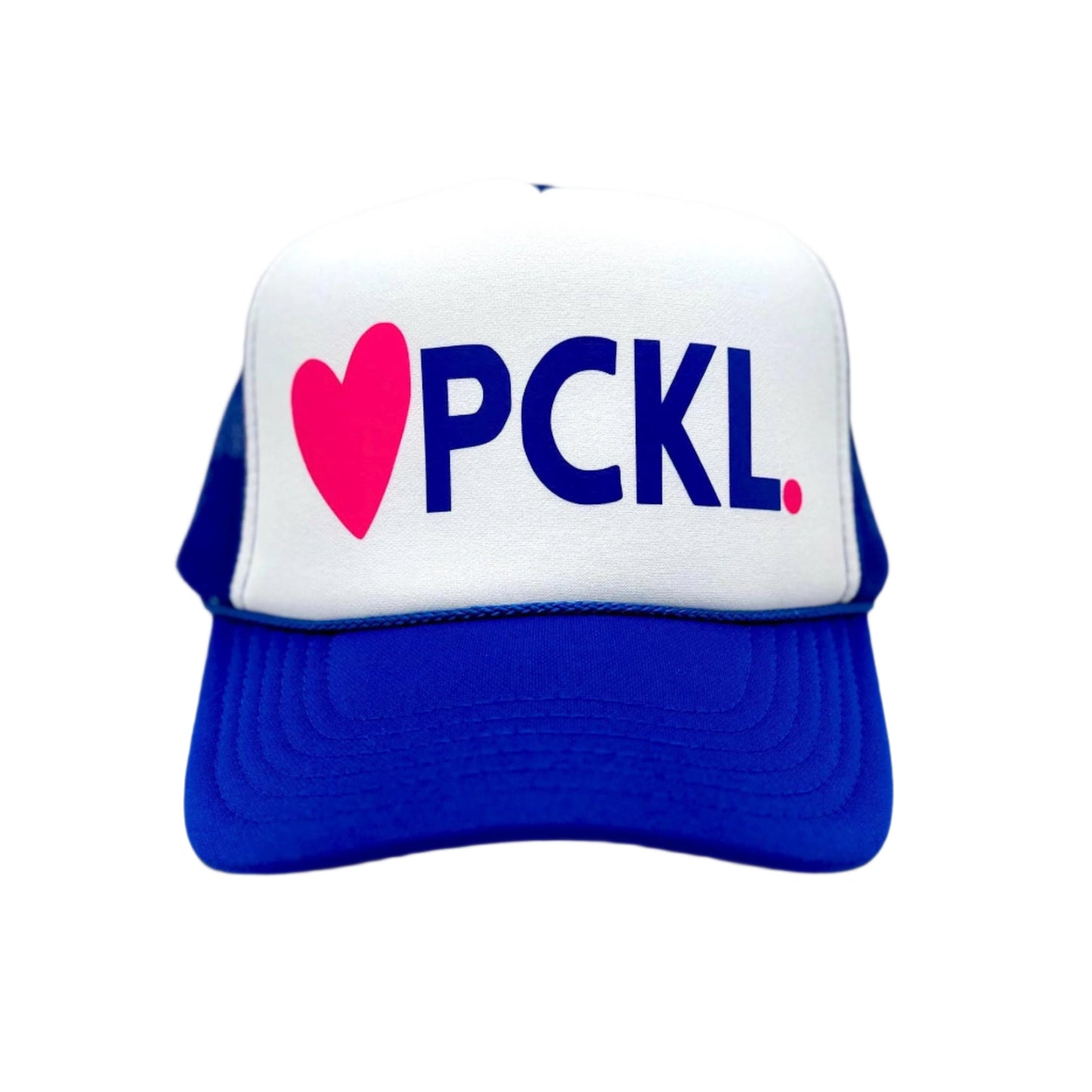 Pickleball PCKL Trucker Hat | Heart Cap for Her | Tournament Gift | Cute Pickleball Hat