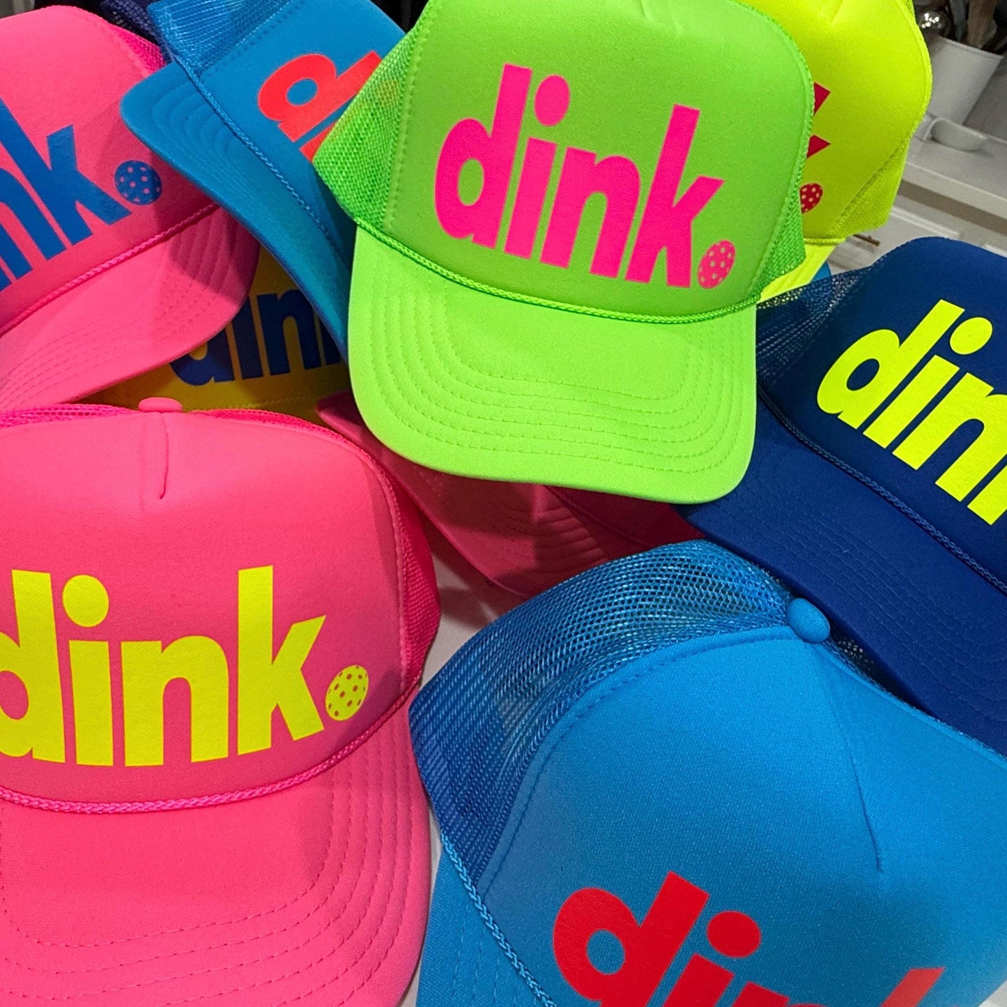 Dink Pickleball Trucker Hat — Foam Front, Mesh Back, Snapback
