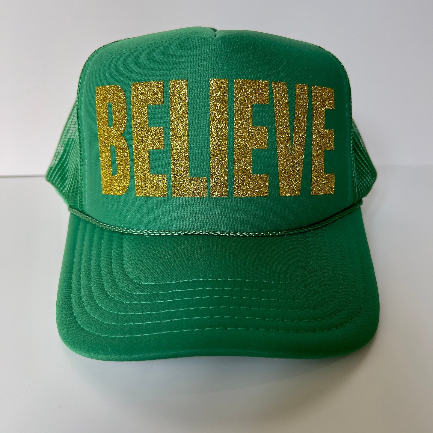 BELIEVE Christmas Trucker Hat | Santa Gift | Merry | Holiday | Gifts for Her