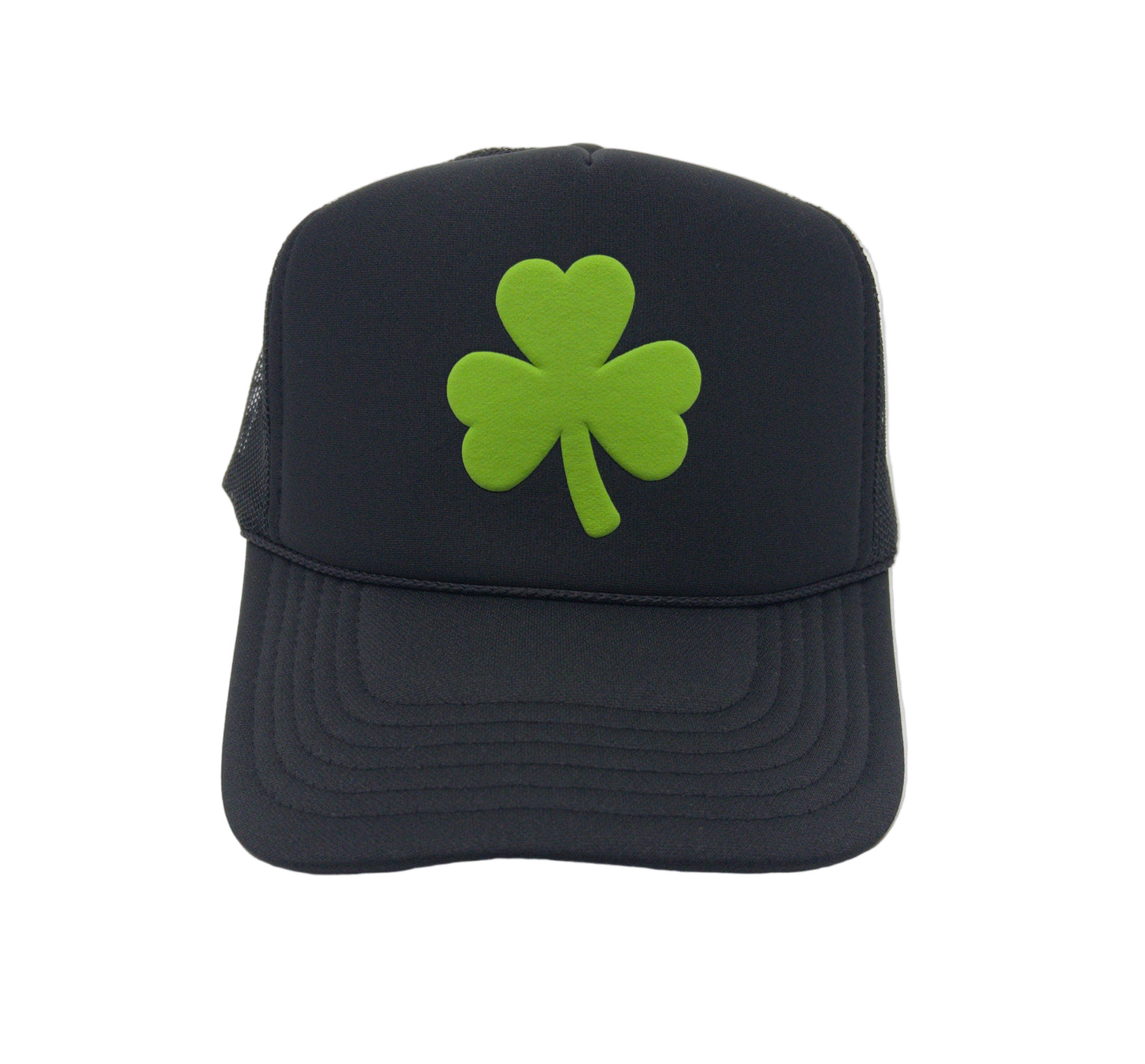 Shamrock "Clover" Trucker Hat | Puff Ink | St. Patricks Day | St Patty's Day | Lucky | Gifts for Her
