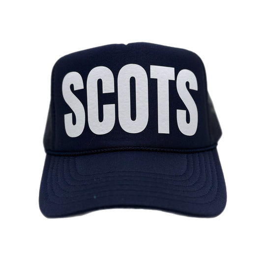 Highland Park Scots Trucker Hat | Dallas School Spirit Cap | Alumni & Fan Gift
