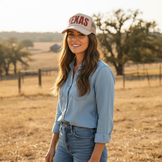 TEXAS FIGHT Trucker Hat | Texas Longhorns-Inspired Style | stevi.co