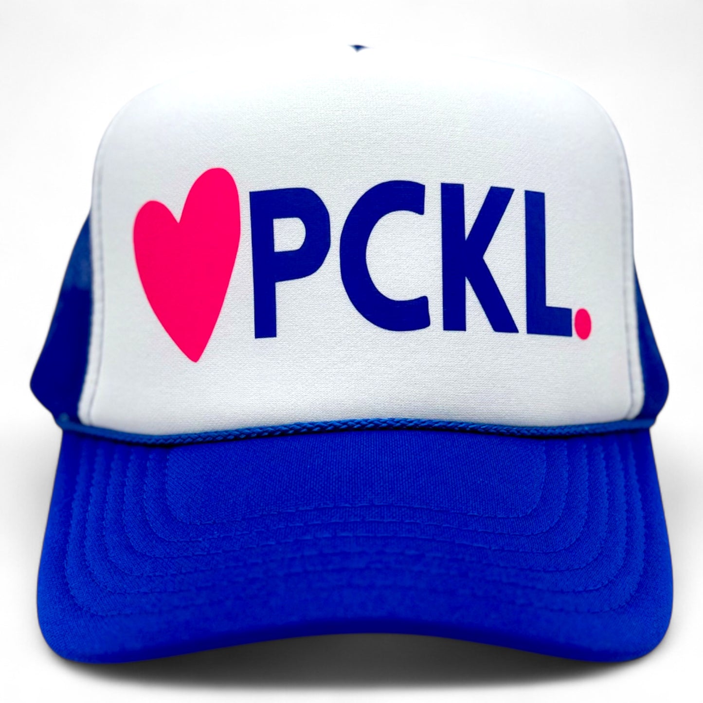 Pickleball PCKL Trucker Hat | Heart Cap for Her | Tournament Gift | Cute Pickleball Hat