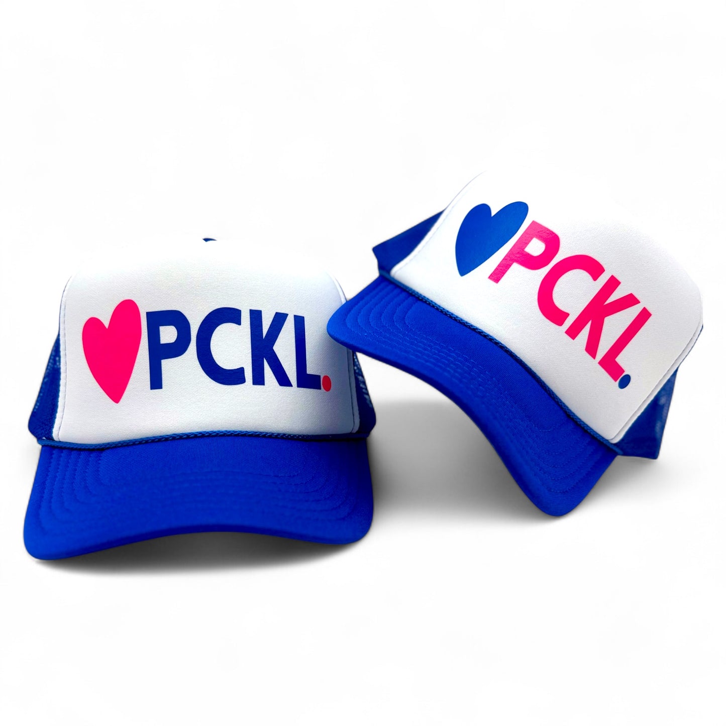 Pickleball PCKL Trucker Hat | Heart Cap for Her | Tournament Gift | Cute Pickleball Hat